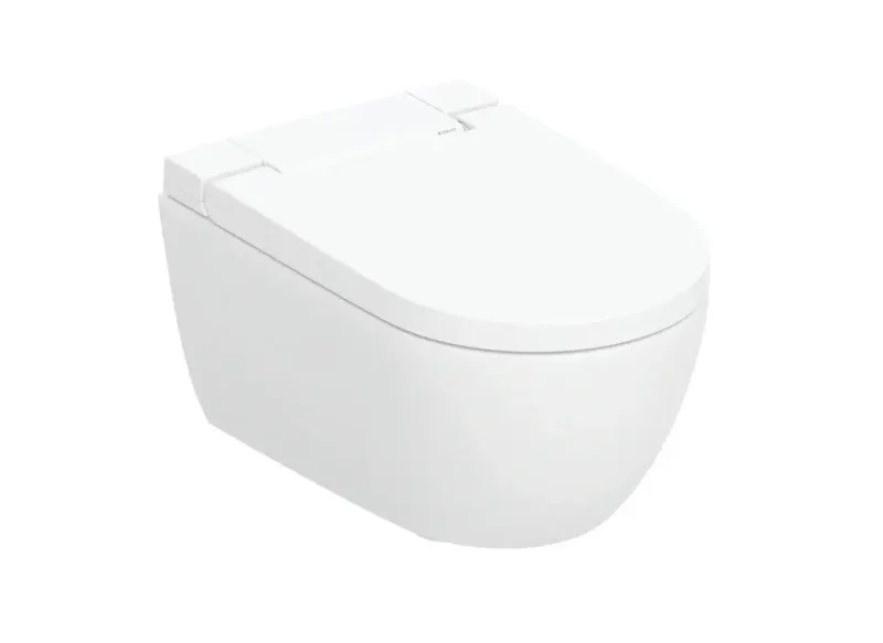 Geberit AquaClean - dušas WC komplekts, Rimfree, SoftClose, KeraTect, balts 146.350.01.1