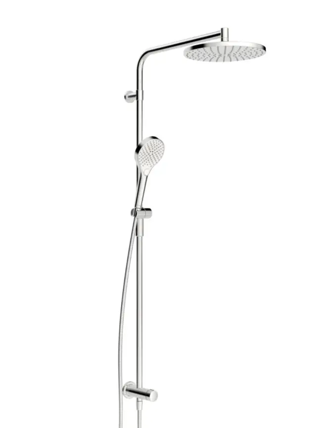 Hansa Viva - dušas komplekts bez maisītāja, diametrs 25 cm, 3 strūklas veidi, hroms 44190300