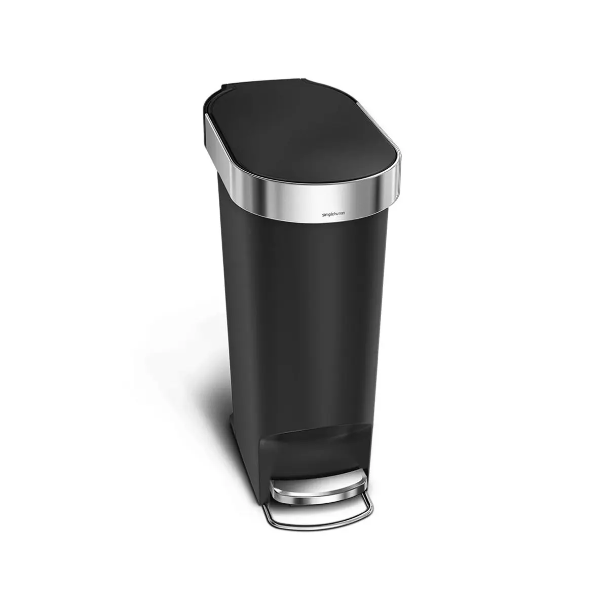 Simplehuman atkritumu tvertne - šaura atkritumu tvertne 40 l, melna CW1390