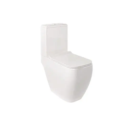 Kludi Resa C - WC kombinētais pods, apakšējā noteka, Rimless, SpiralFlush, balts spīdīgs 28WCB0643