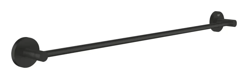 Grohe QuickFix Start - dvieļu turētājs, garums 6 cm, melns matēts 411782430