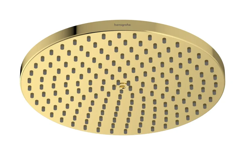 Hansgrohe Raindance S - galvas duša, diametrs 24 cm, pulēta zelta apdare 27623990