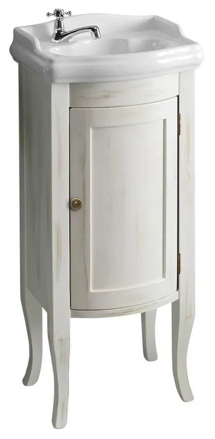 Sapho Retro - izlietnes skapītis 37x85x29 cm, antīki balts 1641