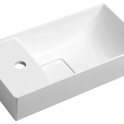 Sapho Small - roku mazgājamā izlietne Maxx 47x24 cm, pa kreisi, balta MX475