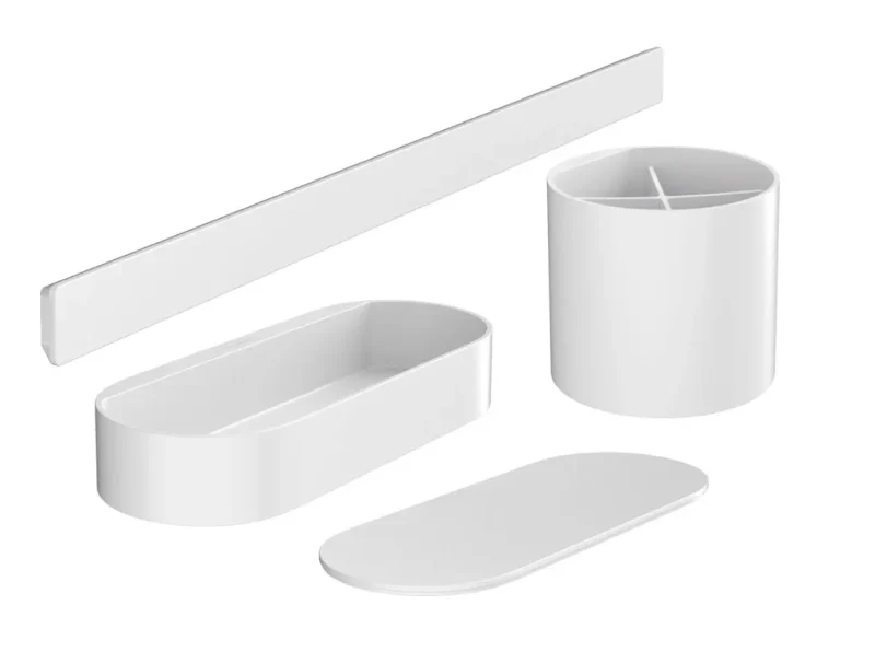 Hansgrohe WallStoris - vannas istabas aksesuāri, balts matēts 27968700