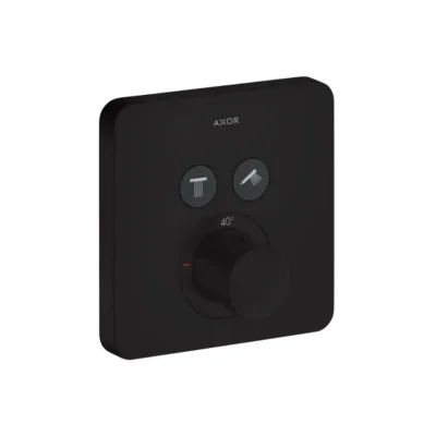 Axor ShowerSelect - zemapmetuma termostats 2 patērētājiem, melns matēts 36707670