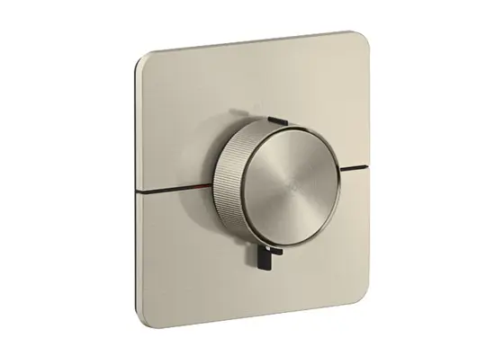 Axor ShowerSelect ID - termostata maisītājs zemapmetuma montāžai, HighFlow, birstēts niķelis 36775820