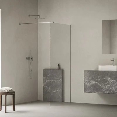 Ravak Walk-In - Walk-In dušas siena, 100x200 cm, hroms/caurspīdīgs stikls GW9WA0C00Z1C