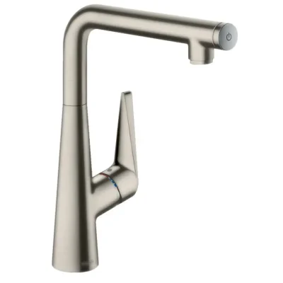 Hansgrohe Talis Select M51 - virtuves izlietnes vienas sviras maisītājs 300 ar grozāmu izteku, nerūsējošais tērauds 72820800