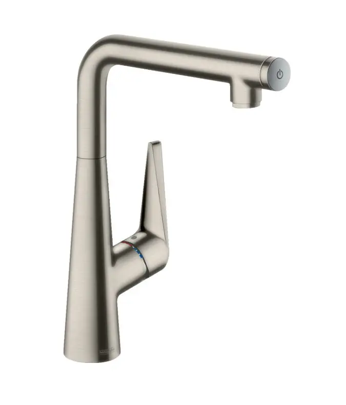 Hansgrohe Talis Select M51 - virtuves izlietnes vienas sviras maisītājs 300 ar grozāmu izteku, nerūsējošais tērauds 72820800