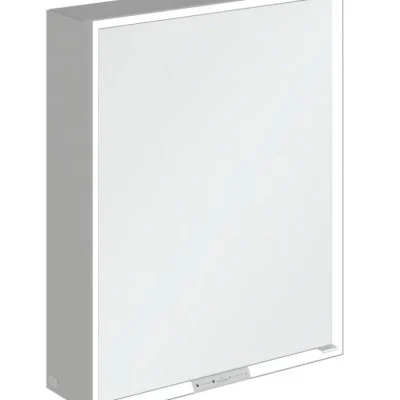 Villeroy & Boch My View+ - spoguļskapītis ar LED apgaismojumu 60x75x17 cm, 1 durvis, eņģes kreisajā pusē, pelēks A4816L00