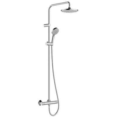 Hansgrohe Vernis Blend - dušas komplekts Showepipe 200 ar termostatu, Green, hromēts 26318000