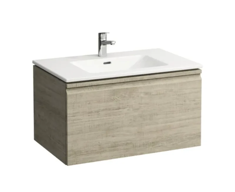 Laufen Pro S - izlietne ar skapīti, 80x50 cm, gaišs ozols H8609644791041