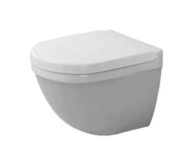Duravit Starck 3 - pie sienas stiprināms WC Comfort, ar HygieneGlaze, Alpu balts 2227092000