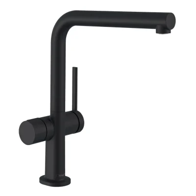 Hansgrohe M54 - virtuves izlietnes maisītājs Talis 270, ar ierīces noslēgvārstu, matēti melns 72827670