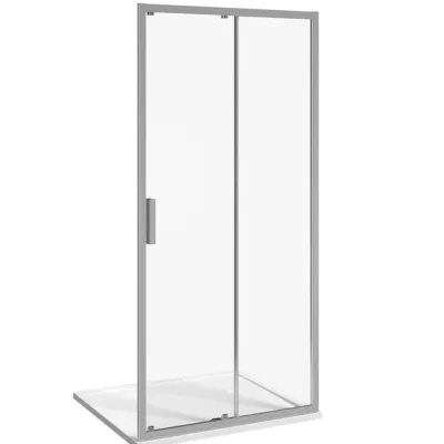 Jika Nion - dušas veramās durvis L/R, 140 cm, Jika Perla Glass, sudrabs/Arctic stikls H2422N80026661