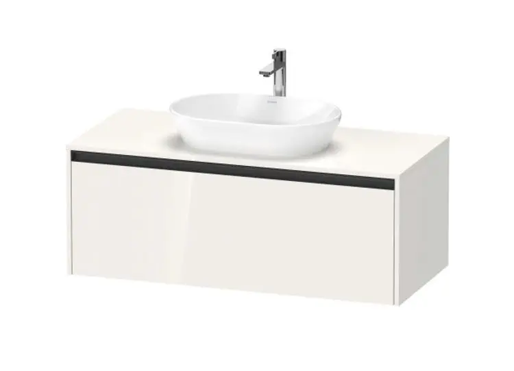 Duravit Ketho.2 - izlietnes skapītis 46x120x55 cm, 1 atvilktne, balts spīdīgs K24887022220000