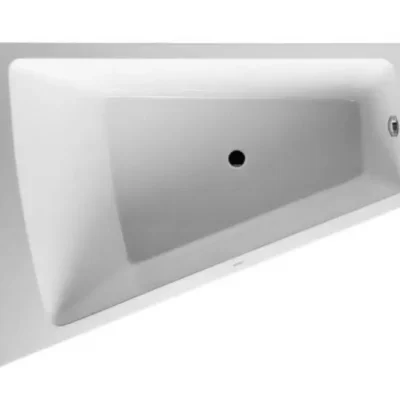 Duravit Paiova - asimetriska vanna, 170x130 cm, ar paneli, kreisā puse, balta 700266000000000