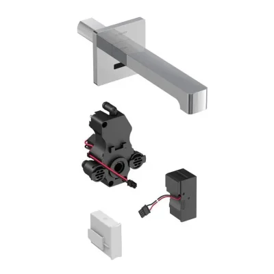 Geberit Brenta - elektronisks termostatisks izlietnes maisītājs, zemapmetuma, garums 170 mm, tīkla barošana, hroms 116.277.21.1