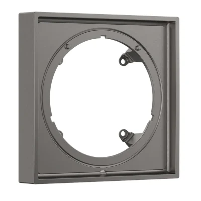 Axor ShowerSelect ID - pagarinājums 17x17 cm, hroms melns birstēts 13645340