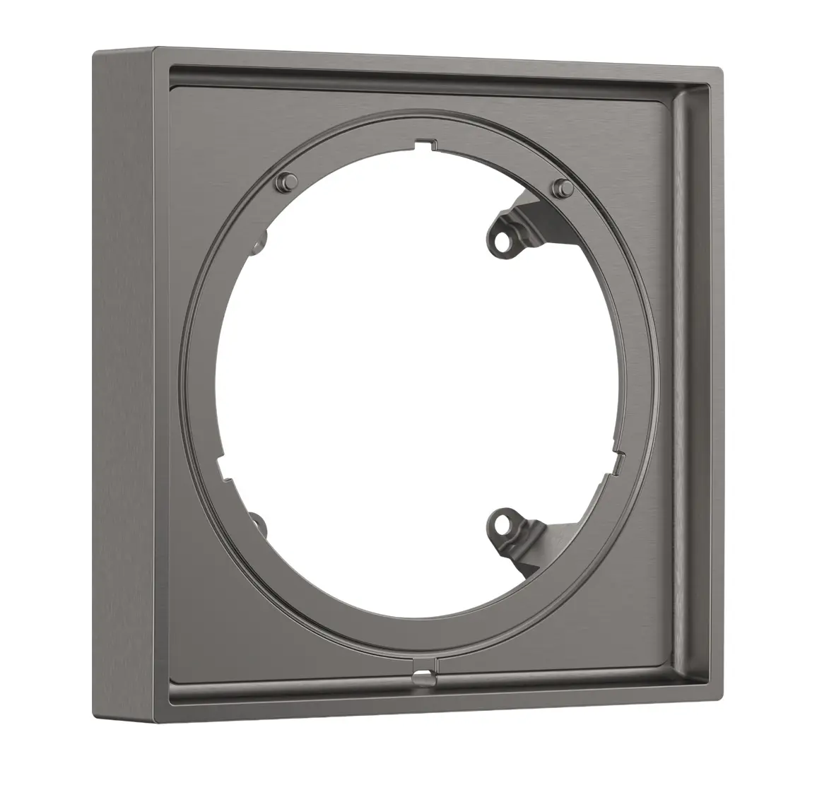 Axor ShowerSelect ID - pagarinājums 17x17 cm, hroms melns birstēts 13645340