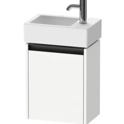 Duravit Ketho.2 - izlietnes skapītis 44x36x24 cm, ar 1 durvīm, eņģes labajā pusē, balts matēts K25071R18180000