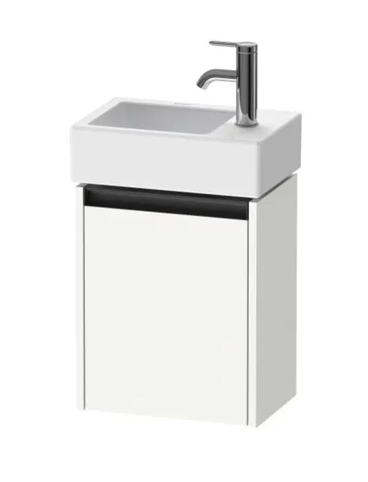 Duravit Ketho.2 - izlietnes skapītis 44x36x24 cm, ar 1 durvīm, eņģes labajā pusē, balts matēts K25071R18180000