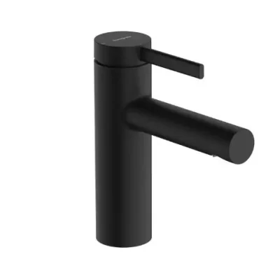 Hansgrohe Zesis S - izlietnes maisītājs ar izvelkamu noteces komplektu, EcoSmart+, CoolStart, matēti melns 74720670