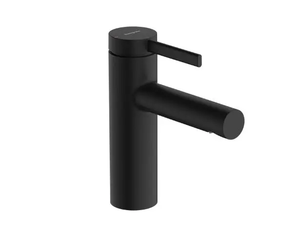 Hansgrohe Zesis S - izlietnes maisītājs ar izvelkamu noteces komplektu, EcoSmart+, CoolStart, matēti melns 74720670