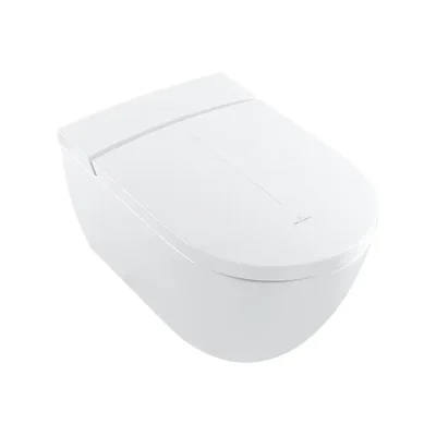 Villeroy & Boch ViClean - elektroniskais bidē ar keramiku, Rimless, CeramicPlus, SoftClosing, Alpu balts V0E200R1
