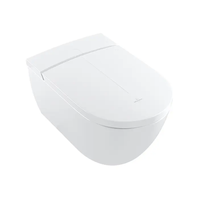 Villeroy & Boch ViClean - elektroniskais bidē ar keramiku, Rimless, CeramicPlus, SoftClosing, Alpu balts V0E200R1