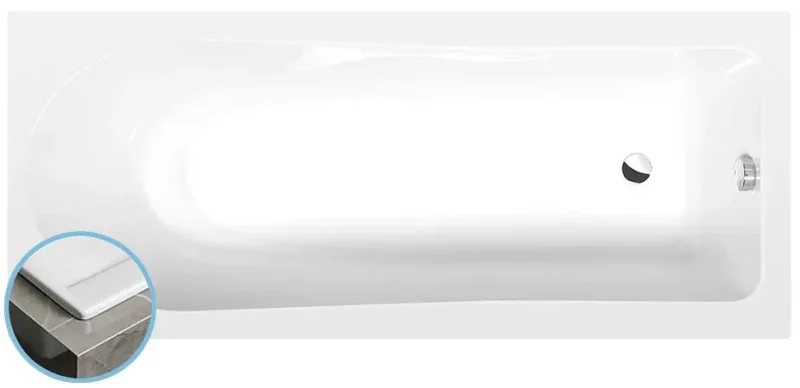 Polysan vannas - vanna 170x70x47 cm, balta 87111S