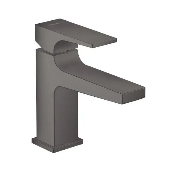 Hansgrohe Metropol - izlietnes maisītājs ar Push-Open noteces komplektu, melns hroms birstēts 32500340