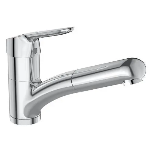 Ideal Standard CeraFlex - virtuves izlietnes maisītājs ar izvelkamu trauku dušu, BlueStart, hroms BC143AA