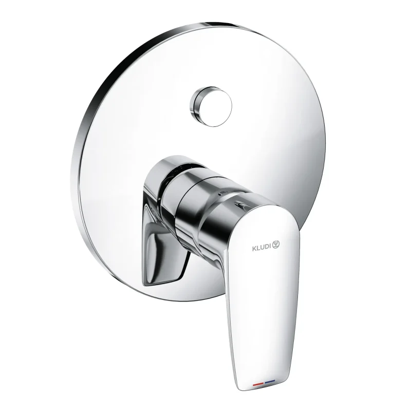 Kludi Pure&Solid - zemapmetuma vienas sviras maisītājs 2 patērētājiem, hromēts 346590575