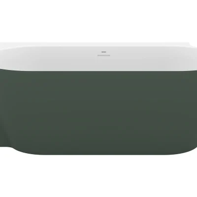 Ravak Freedom Corner II Tec - vanna 175x86 cm, kreisā, Grey Green/balta CC91200000