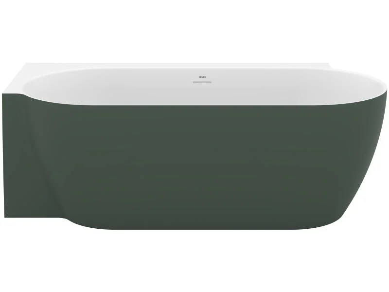 Ravak Freedom Corner II Tec - vanna 175x86 cm, kreisā, Grey Green/balta CC91200000