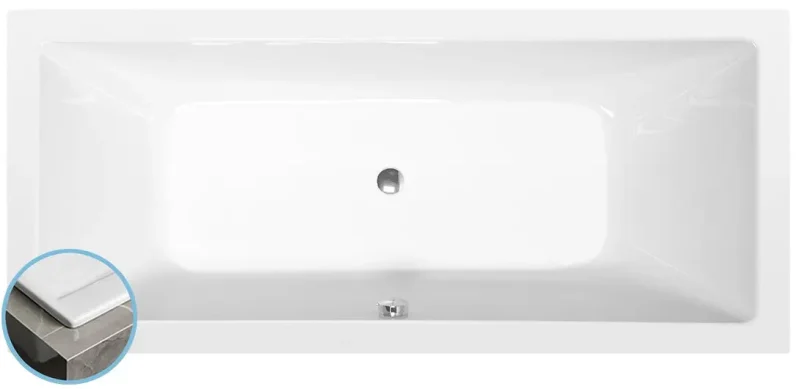 Polysan vannas - vanna 180x80x39 cm, balta 71710S