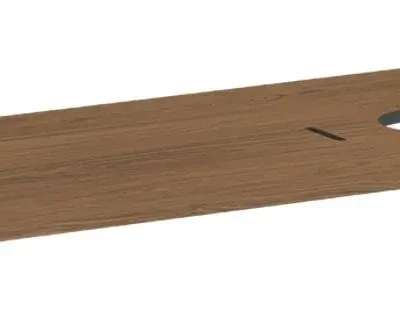 Hansgrohe Xilesa E - izlietnes virsma, 138x55 cm, izgriezums labajā pusē, ozols Kaschmir 54279550