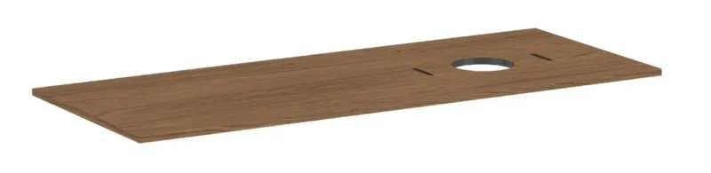 Hansgrohe Xilesa E - izlietnes virsma, 138x55 cm, izgriezums labajā pusē, ozols Kaschmir 54279550