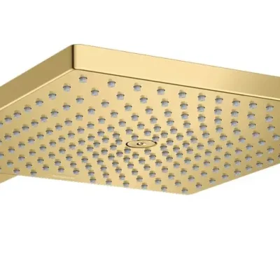 Hansgrohe Raindance E - galvas duša, 30x30 cm, EcoSmart, pulēta zelta apdare 26239990