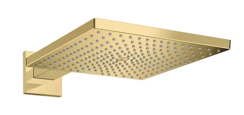 Hansgrohe Raindance E - galvas duša, 30x30 cm, EcoSmart, pulēta zelta apdare 26239990