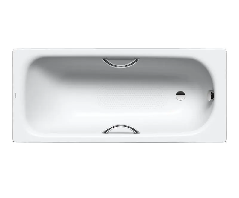 Kaldewei Advantage - Vanna Saniform Plus Star 334, 170x73 cm, ar rokturu atverēm, pilnībā neslīdoša, pērļu efekts, balta 133434013001
