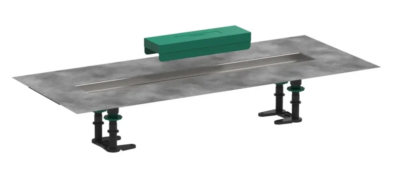 Hansgrohe uBox universal - uzstādīšanas komplekts 600 dušas notekām, gatavie komplekti, nerūsējošais tērauds 56010180