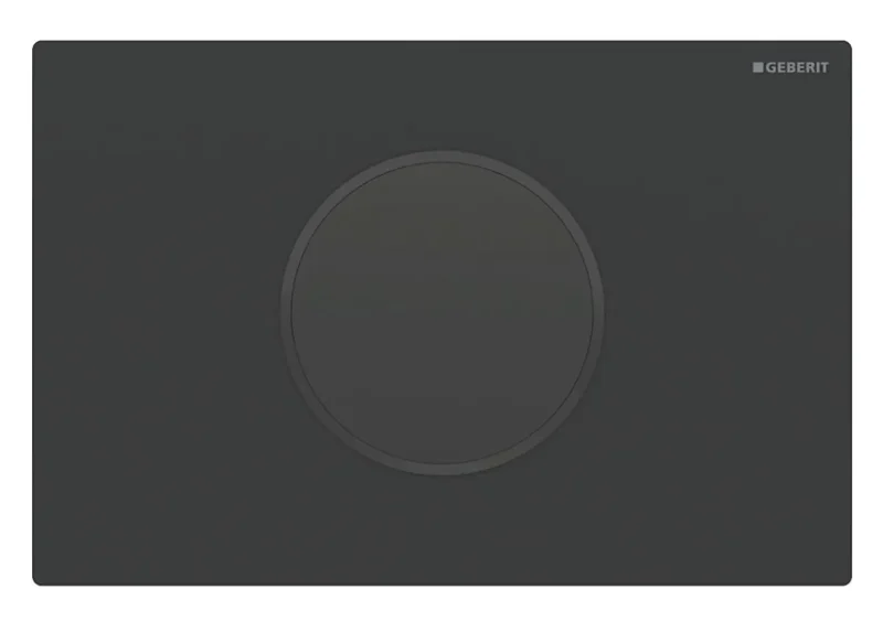 Geberit Sigma10 - elektroniska vadības plate, darbība ar baterijām, easy to clean, melns matēts 115.909.16.6