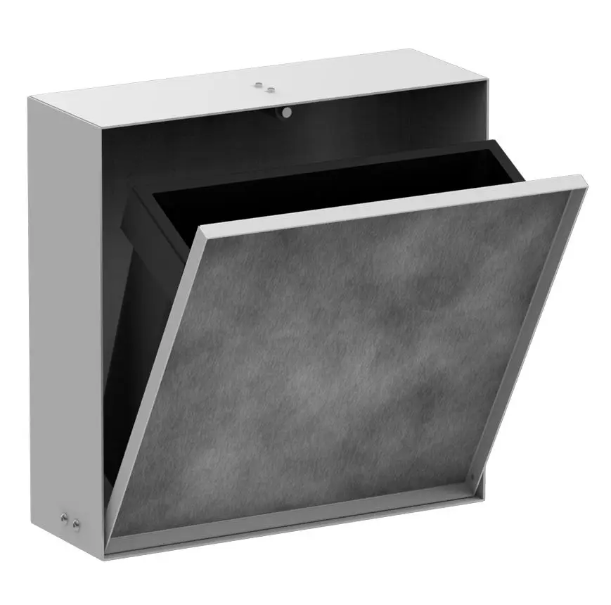 Hansgrohe XtraStoris Rock - zemapmetuma atkritumu tvertne 4 l, matēti balta 56089700