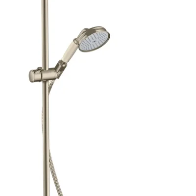 Axor Montreux - Showerpipe ar termostata maisītāju un galvas dušu 1jet, matēts niķelis 16572820