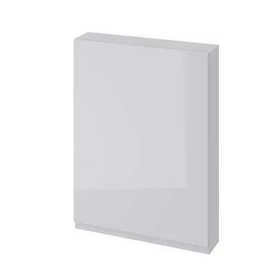 Cersanit Moduo - skapis 80x59x14 cm, 1 durvis, eņģes pa kreisi/pa labi, pelēks S929-015
