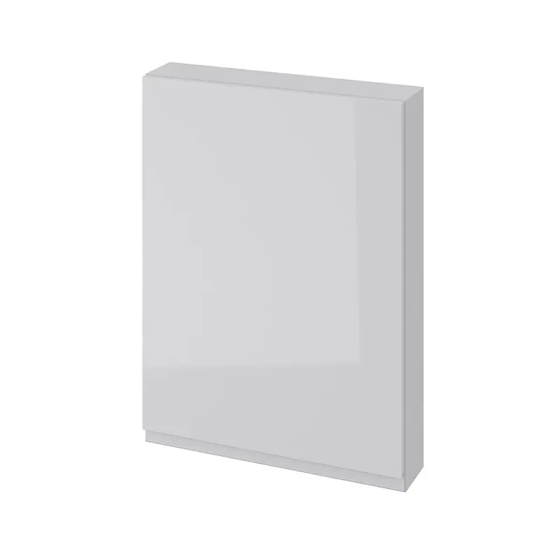 Cersanit Moduo - skapis 80x59x14 cm, 1 durvis, eņģes pa kreisi/pa labi, pelēks S929-015