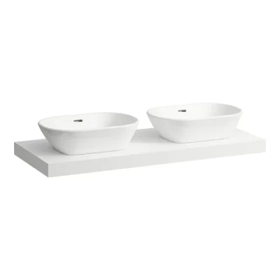 Laufen Lani - izlietnes virsma, 118 cm, izgriezums L/R, balta matēta H4046741122601